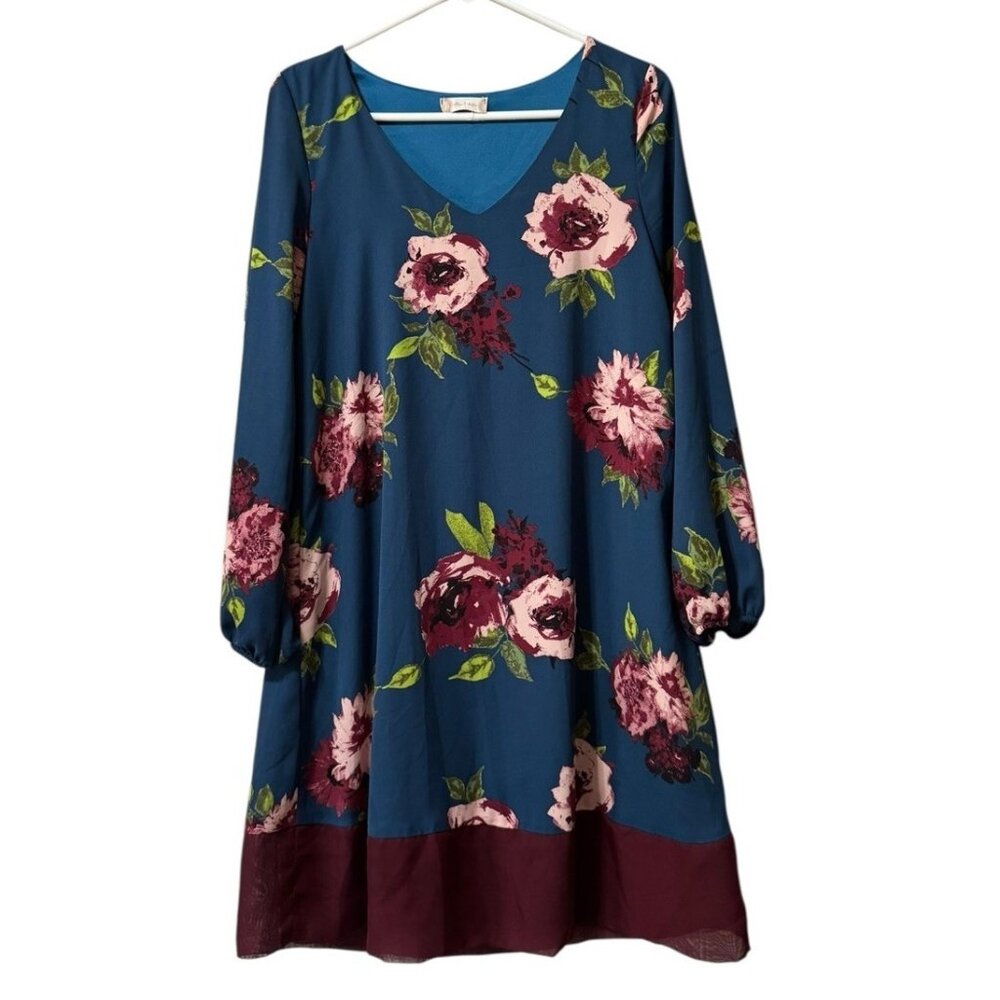 Altar'd State Women Size Small Dress Long Sleeve Colorful Boho Cottagecore‎